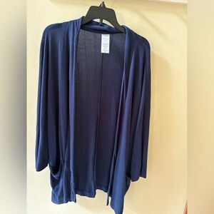 Time and Tru Women's Blue Sweater with pockets